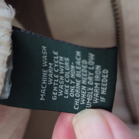 LRL Lauren Jeans Co. Ralph Lauren Heritage Jeans 10P Cream Wheat - Picture 8 of 16